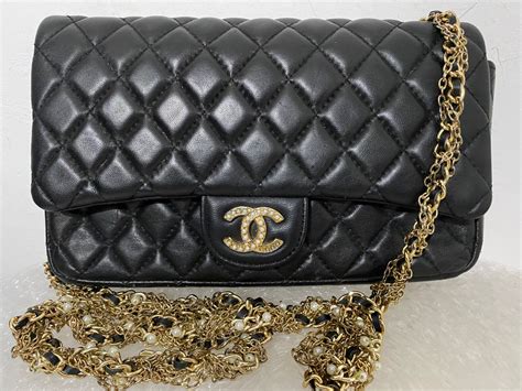 chanel westminster flap bag 11s with pearls